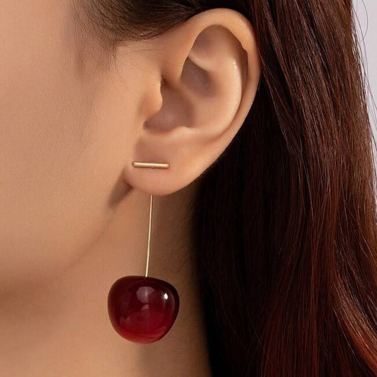 Cherry Drop Earrings