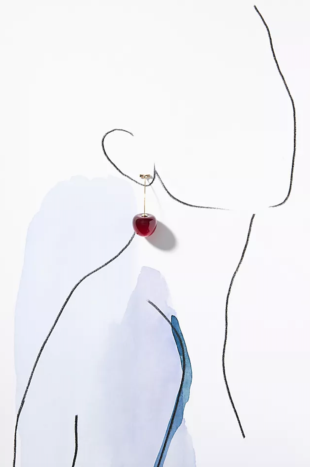 Cherry Drop Earrings